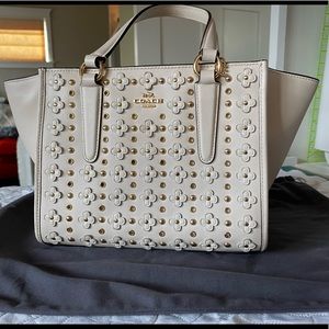 SOLD Coach Carryall Crosby Mini Floral Rivets